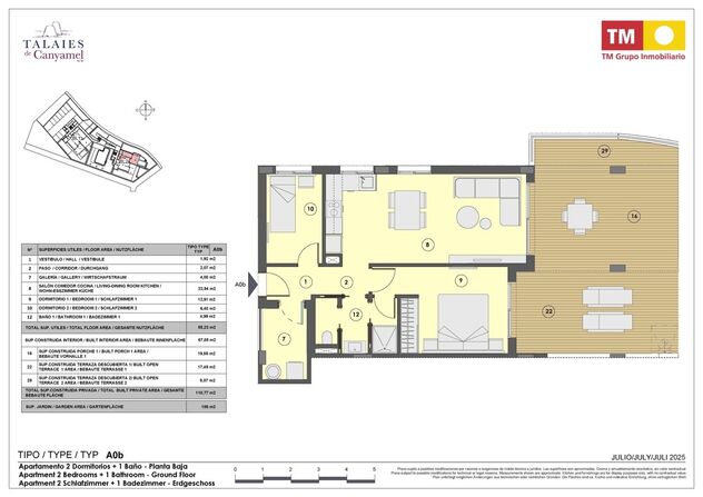 Floor Plan Garden Apartment